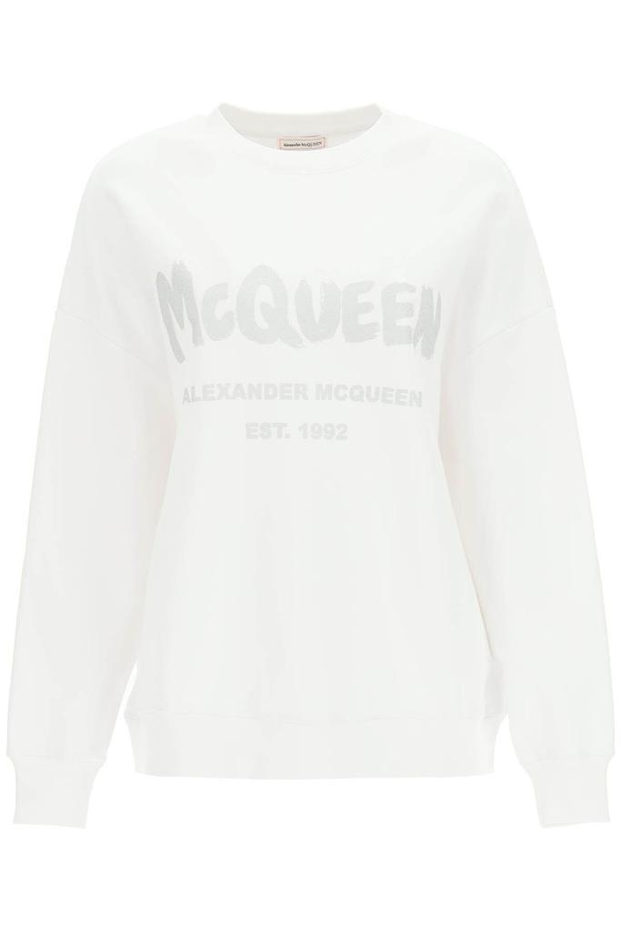 商品Alexander McQueen|GRAFFITI LOGO SWEATSHIRT,价格¥2957,第1张图片