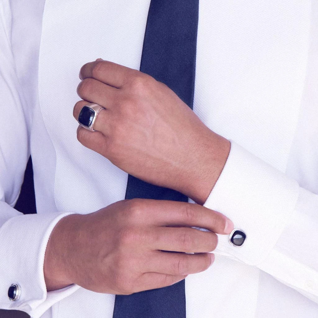 商品Tacori|Tacori Cushion Cabochon Ring featuring Black Onyx,价格¥3731,第3张图片详细描述