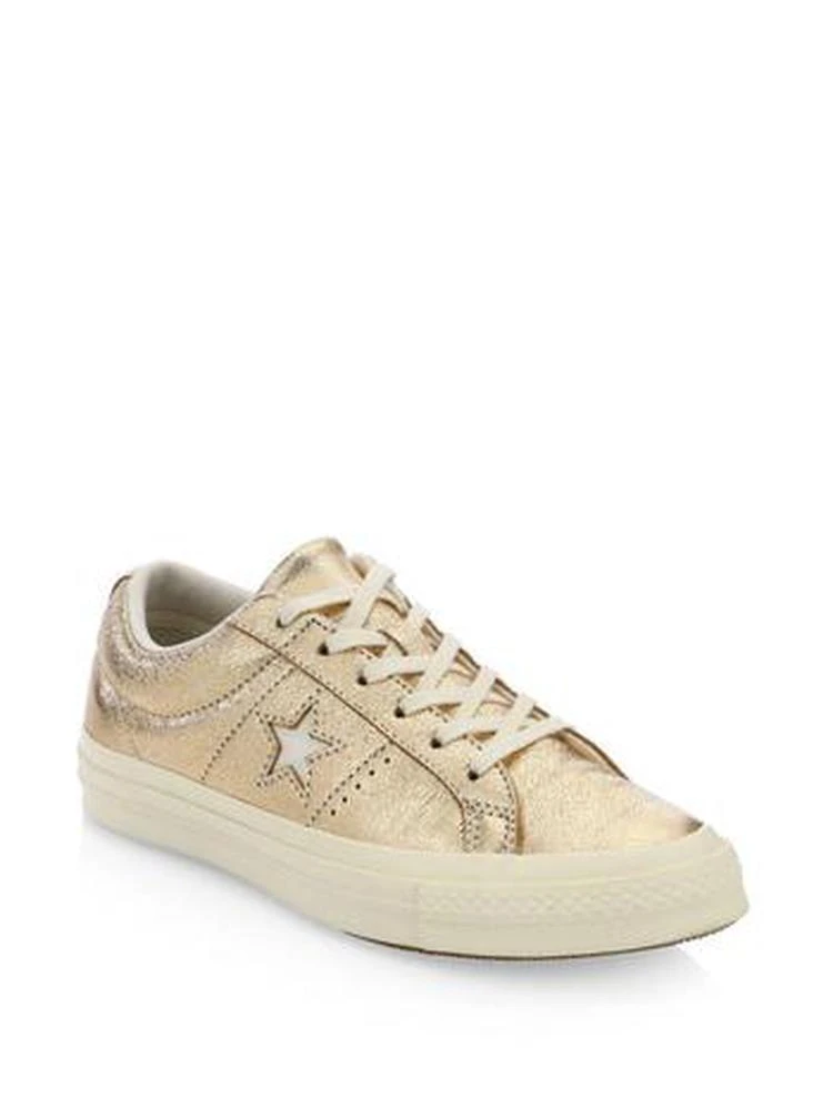 商品Converse|One Star Ox Leather Sneakers,价格¥565,第1张图片