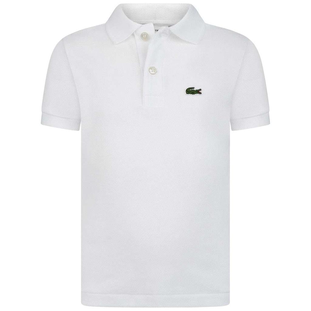 商品Lacoste|Lacoste Black, Navy, Red, Pink, White, Grey, Green  Boys Cotton Pique Polo Top,价格¥313-¥357,第1张图片