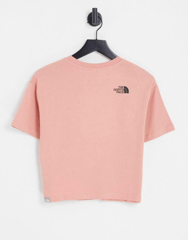 商品The North Face|The North Face Dome at Center cropped t-shirt in pink Exclusive at ASOS,价格¥203,第2张图片详细描述