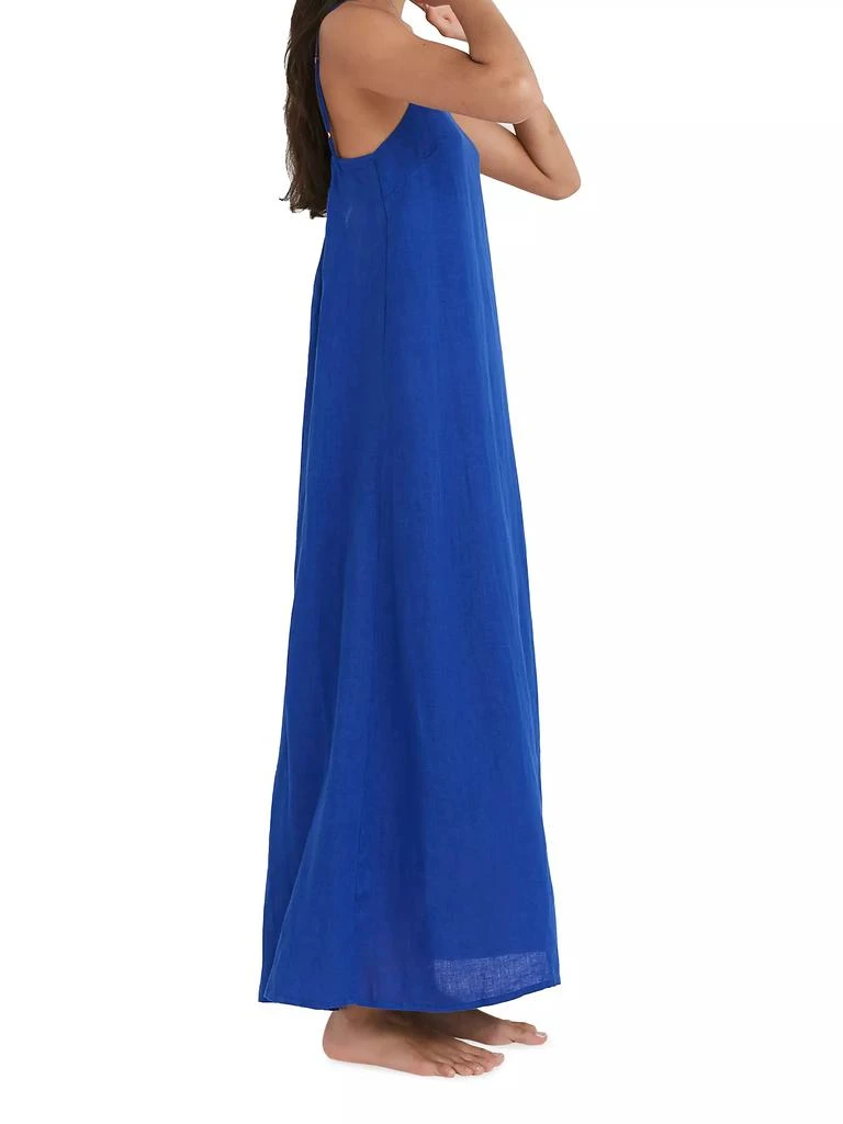 商品Desmond & Dempsey|Sleeveless Linen Nightie,价格¥1200,第3张图片详细描述
