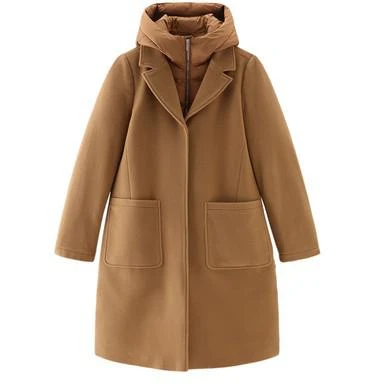 商品Woolrich|Kuna 羊毛、羊绒混纺派克大衣,价格¥6193,第1张图片