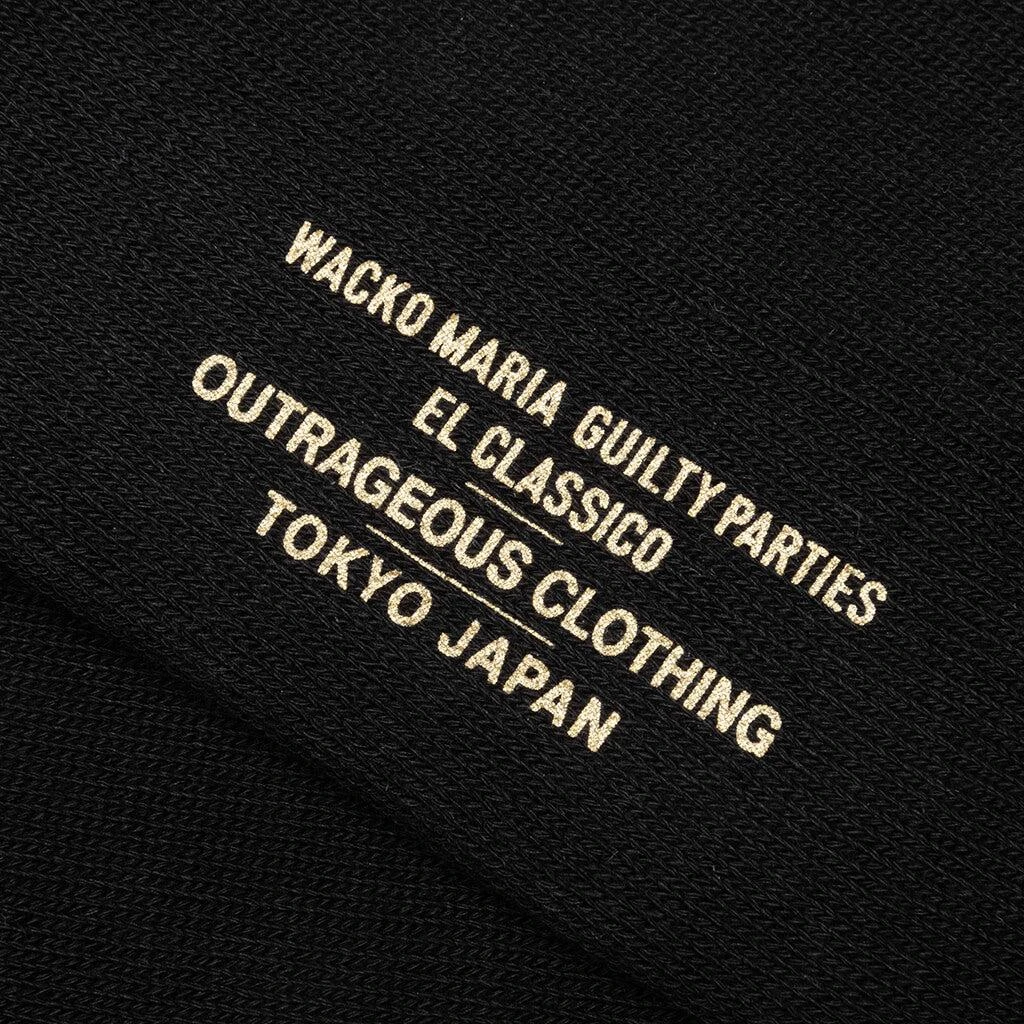 商品Wacko Maria|Skater Socks Type-1 - Black/Sax,价格¥229,第2张图片详细描述