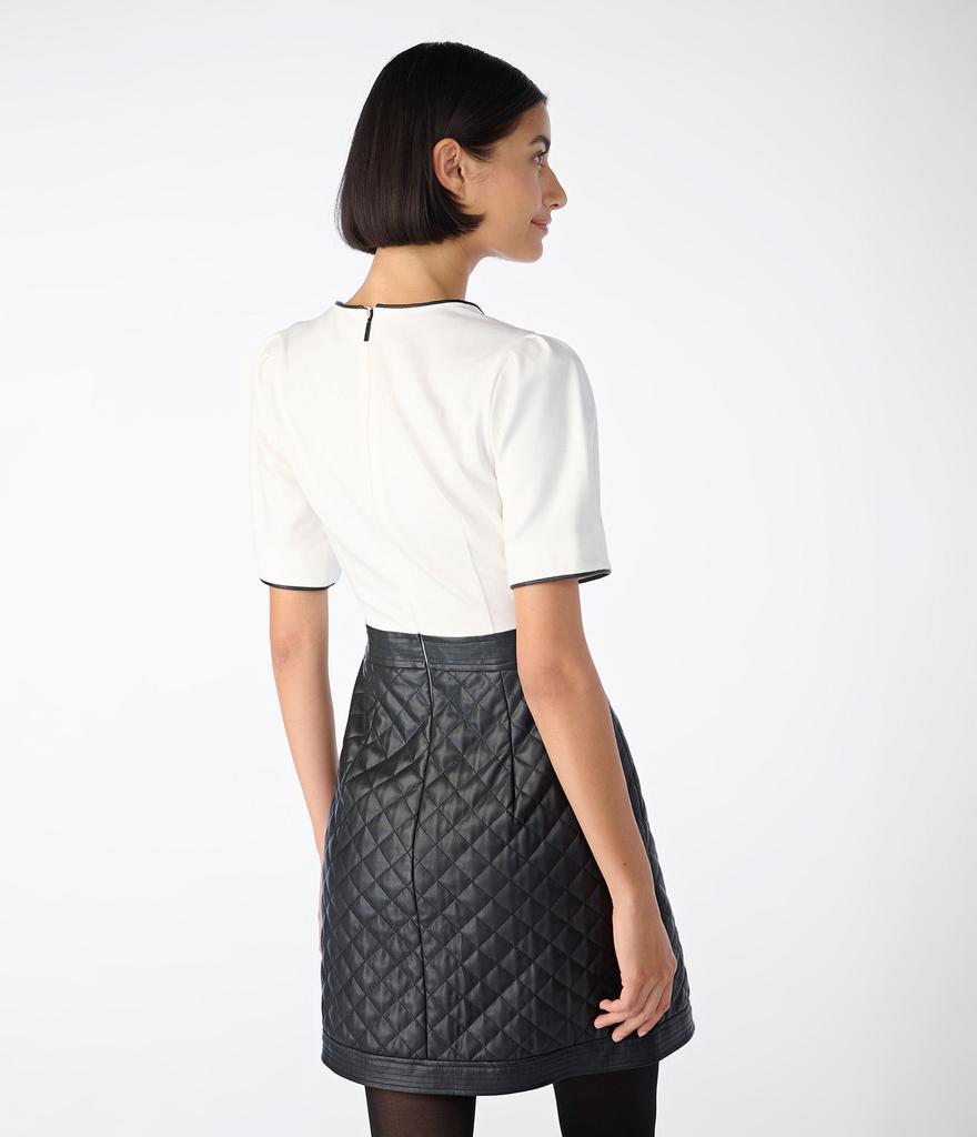 商品Karl Lagerfeld Paris|QUILTED FAUX LEATHER DRESS,价格¥1026,第4张图片详细描述