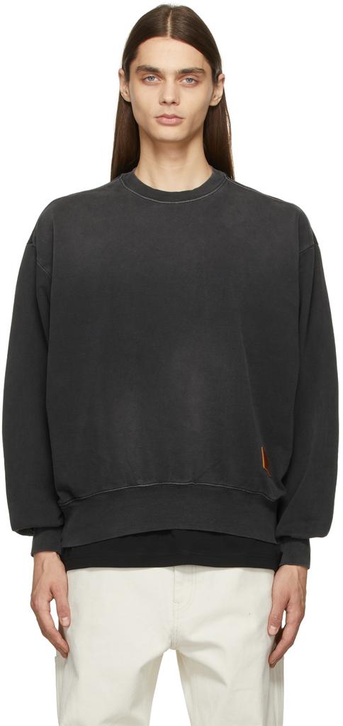 Black Relaxed Sweatshirt商品第1张图片规格展示