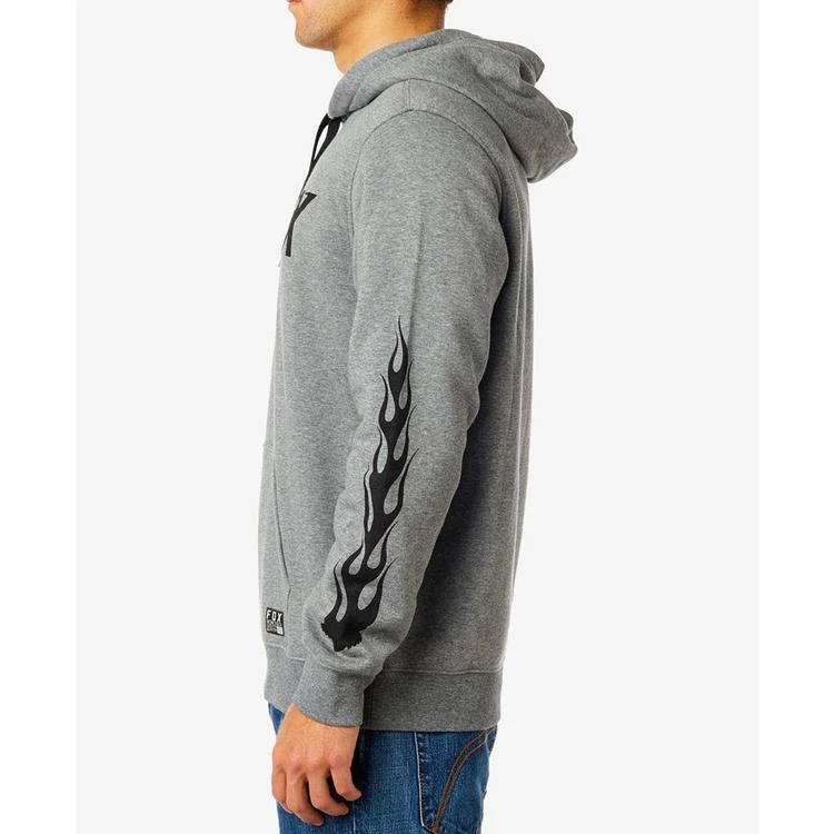 商品Fox|Men's Flame Logo-Print Fleece Hoodie,价格¥404,第3张图片详细描述