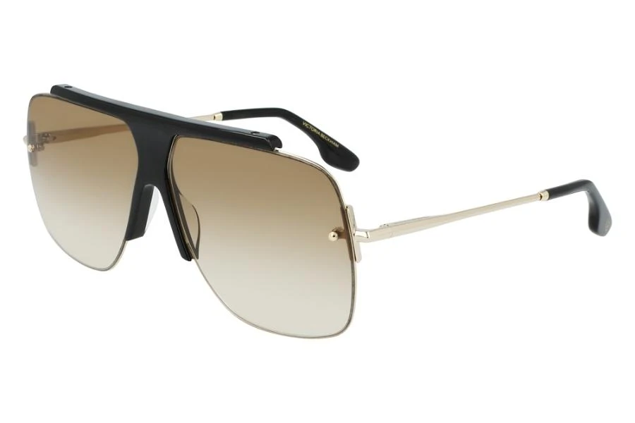 商品Victoria Beckham|Brown Gradient Navigator Ladies Sunglasses VB627S 001 64,价格¥450,第1张图片