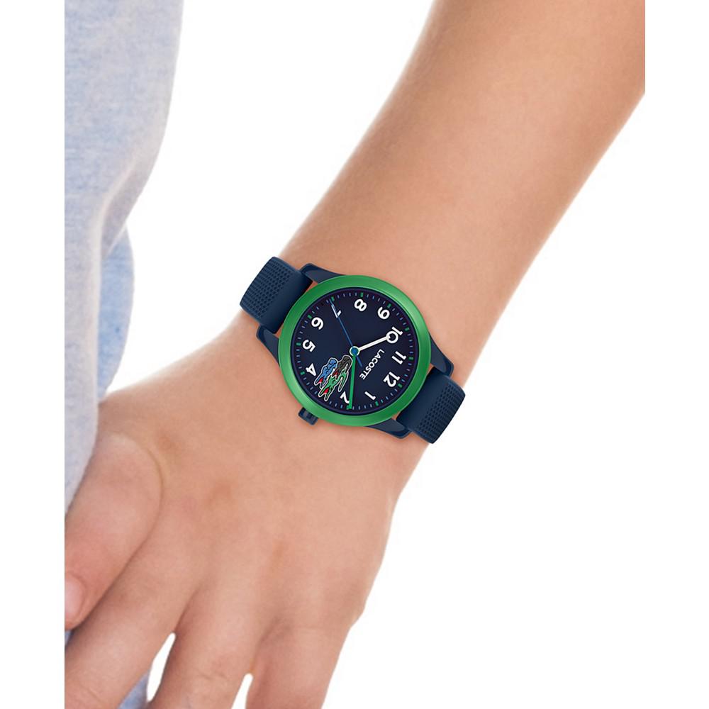 Kids' Lacoste 12.12 Navy Silicone Strap Watch 32mm商品第4张图片规格展示