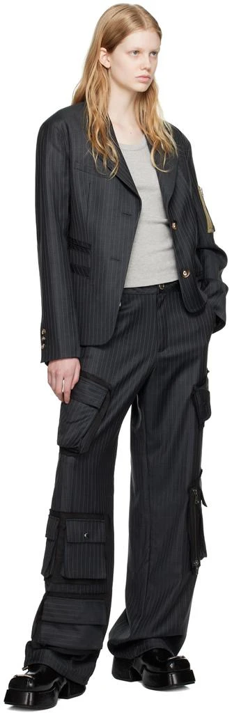 商品ANDERSSON BELL|Gray Pin Stripe Trousers,价格¥2329,第4张图片详细描述