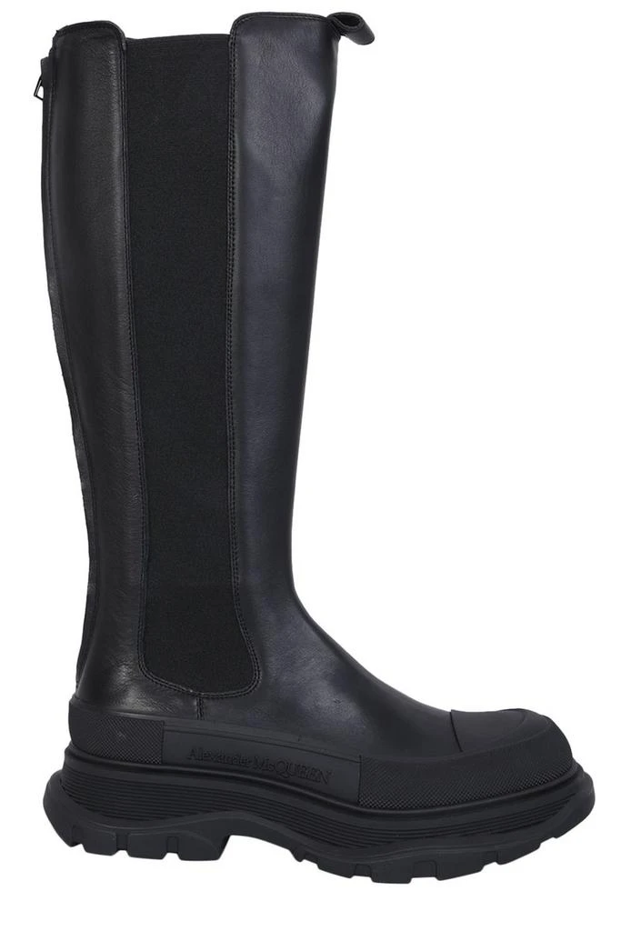 商品Alexander McQueen|Alexander McQueen Round-Toe Knee-High Boots,价格¥5330,第1张图片