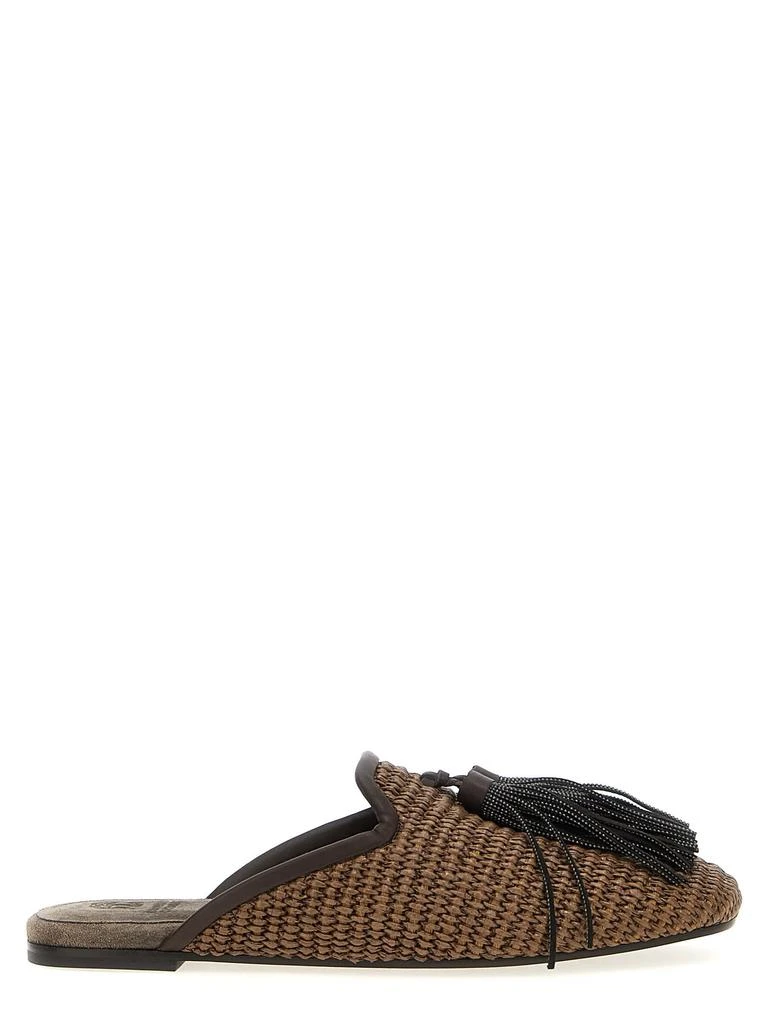 商品Brunello Cucinelli|Jewel Tassel Sabots,价格¥8485,第1张图片