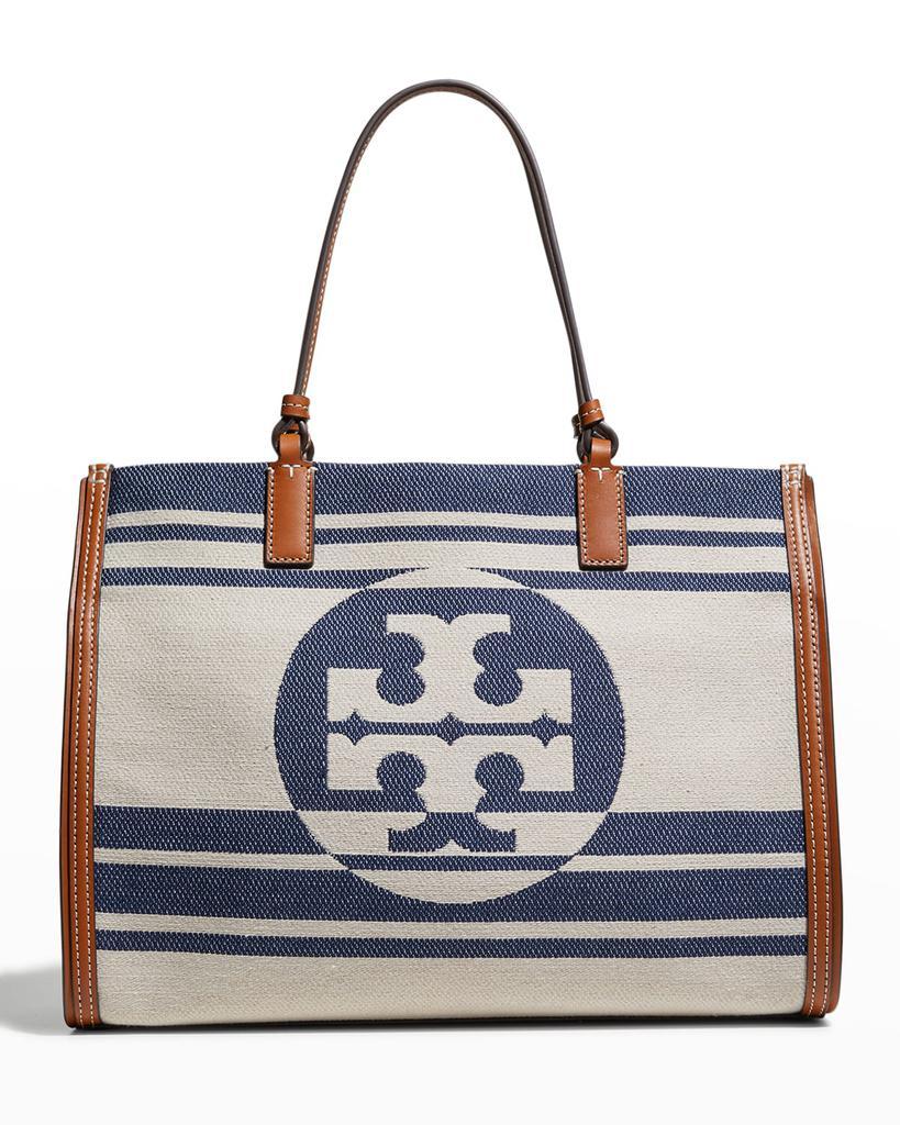 商品Tory Burch|Ella Small Striped Jacquard Tote Bag,价格¥2727,第1张图片