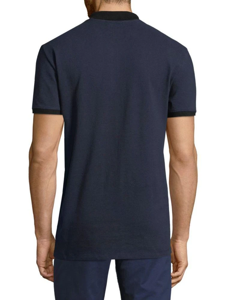 商品Versace|Embroidered Cotton Polo,价格¥787,第2张图片详细描述