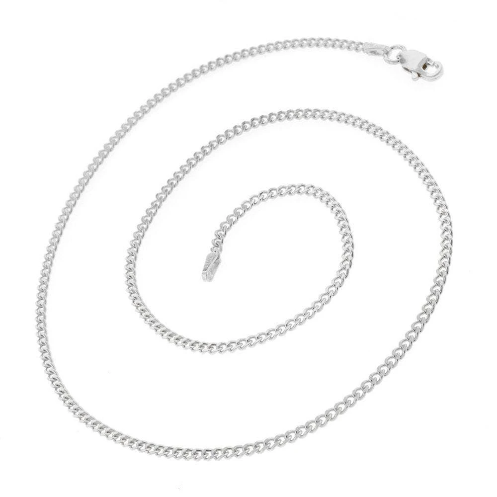 商品A&M|925 Sterling Silver 2MM Cuban Chain,价格¥178,第2张图片详细描述