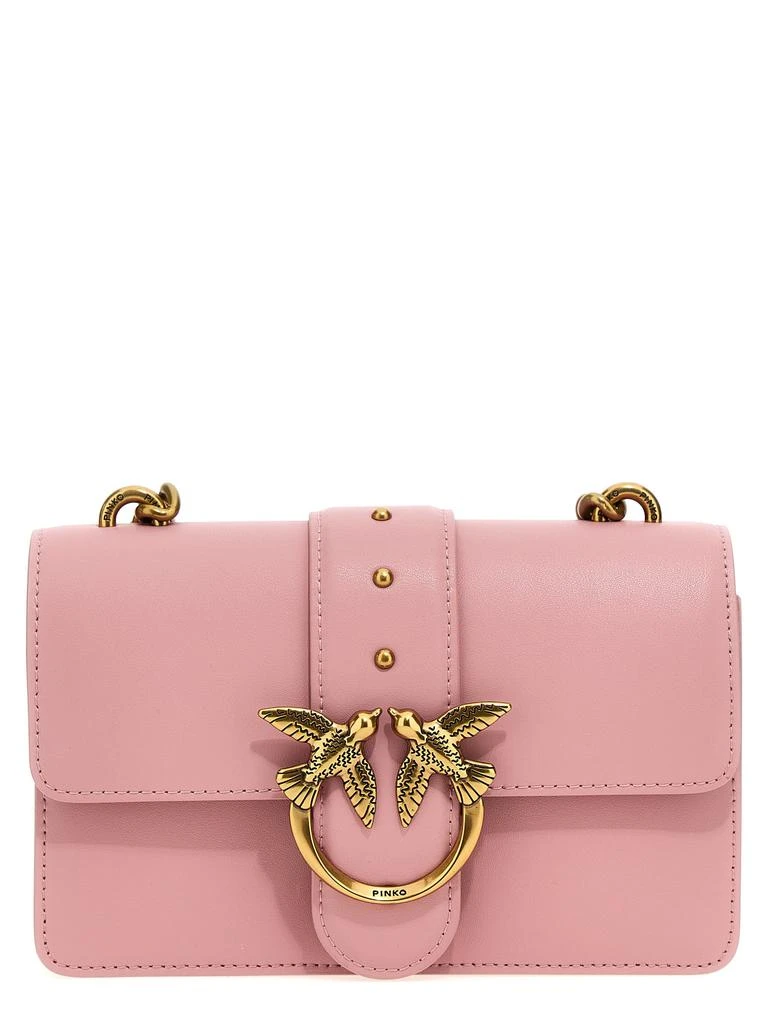 商品PINKO|Love One Mini Crossbody Bags Pink,价格¥1263,第1张图片
