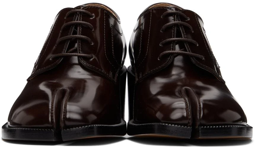商品MAISON MARGIELA|Brown Tabi Lace-Up Heels,价格¥4163,第2张图片详细描述