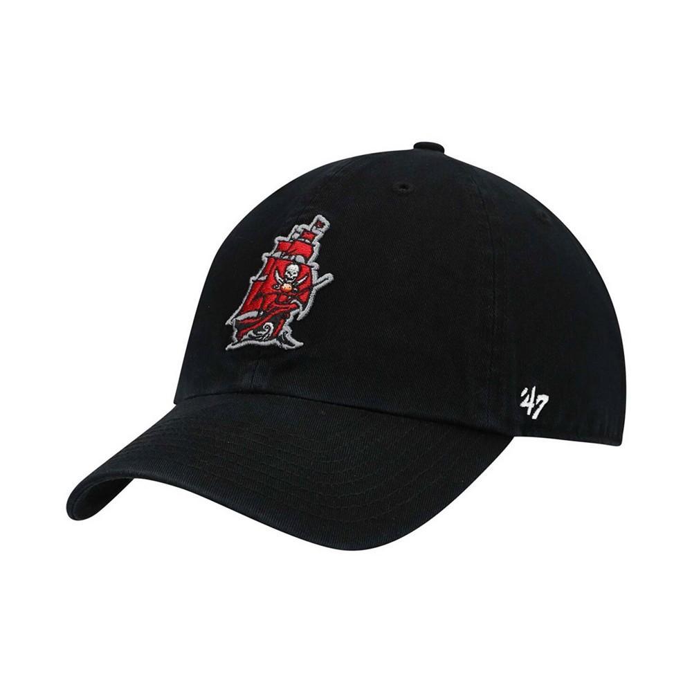 商品47 Brand|Men's Black Tampa Bay Buccaneers Clean Up Alternate Adjustable Hat,价格¥186,第1张图片