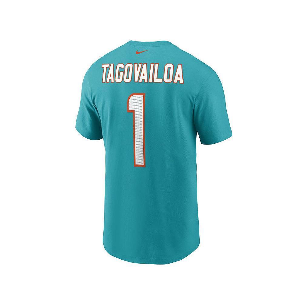 商品NIKE|Miami Dolphins Men's Pride Name and Number Wordmark 3.0 Player T-shirt Tua Tagovailoa,价格¥244,第1张图片