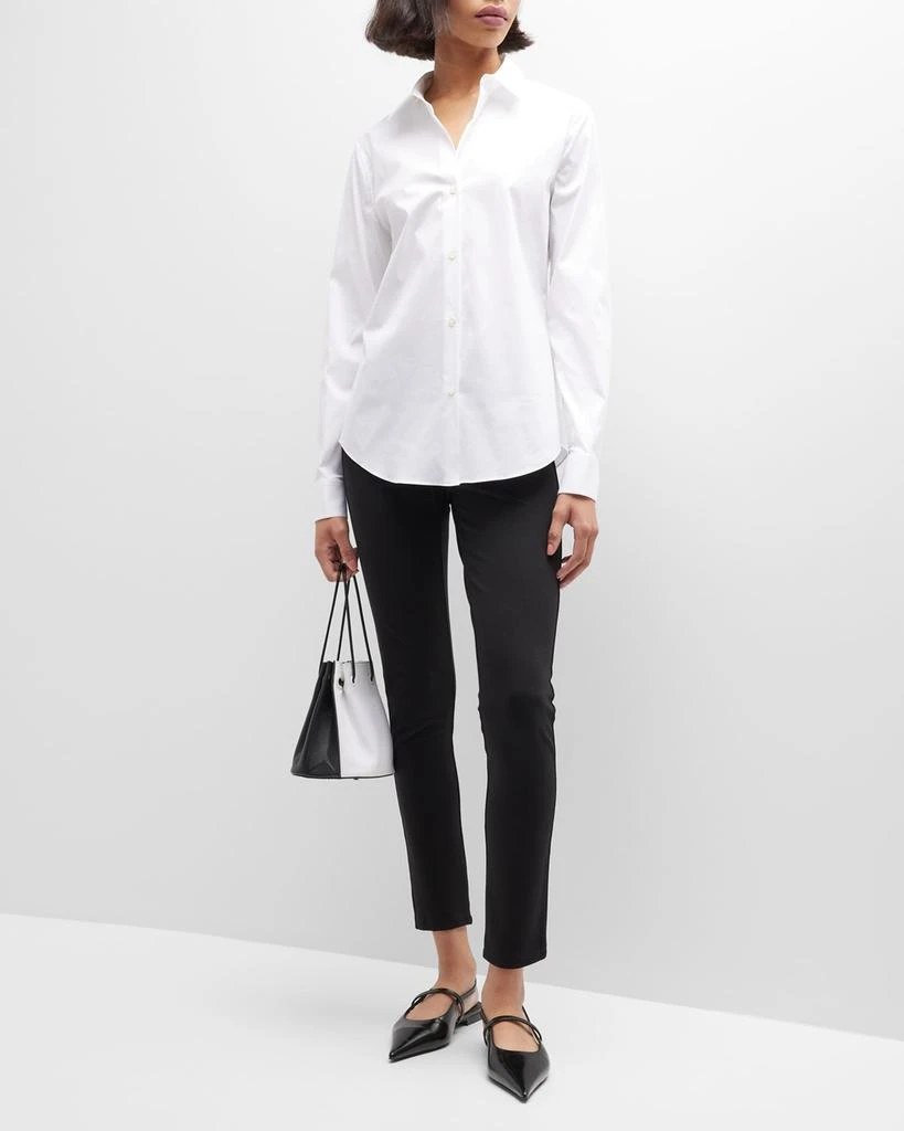 商品Theory|Tenia Long-Sleeve Blouse,价格¥1897,第2张图片详细描述
