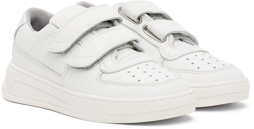 商品Acne Studios|Kids White Velcro Sneakers,价格¥1405,第4张图片详细描述