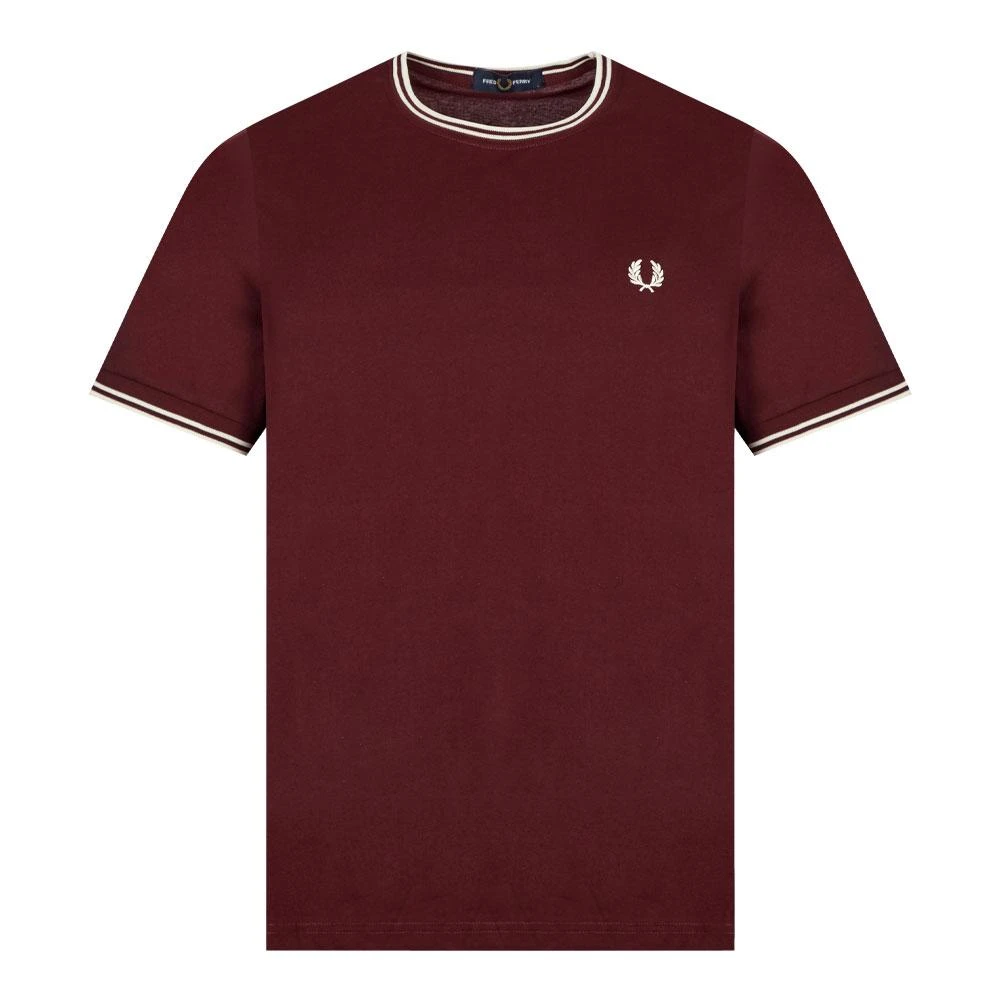 商品Fred Perry|Fred Perry Twin Tipped T-Shirt - Oxblood,价格¥258,第1张图片