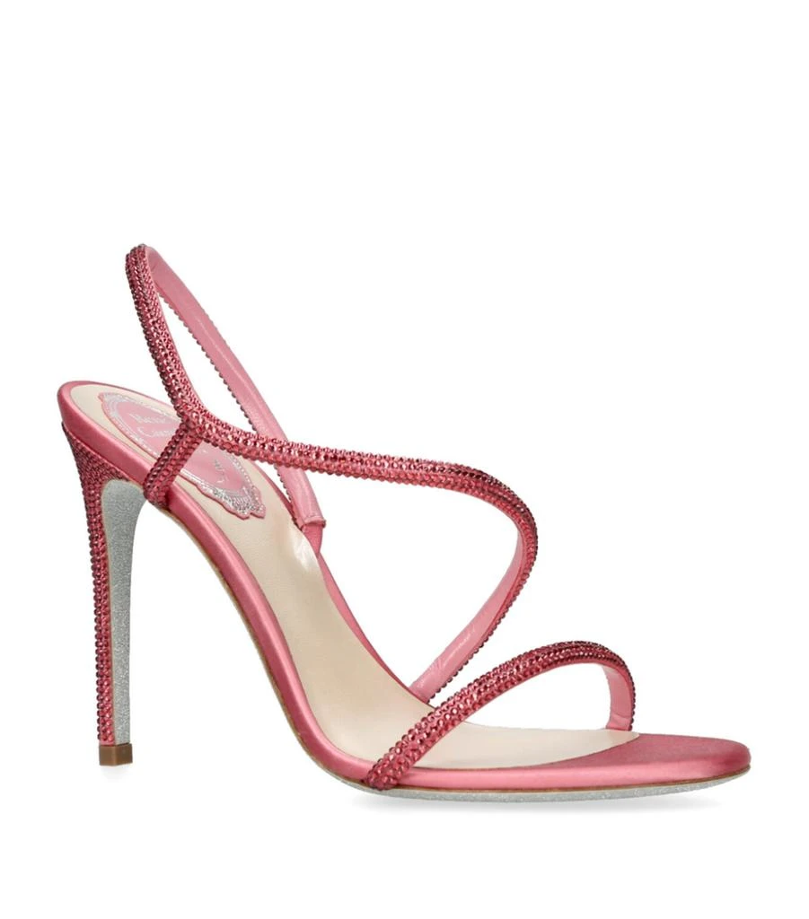 商品Rene Caovilla|Leather Jewelled Sandals 105,价格¥9116,第1张图片