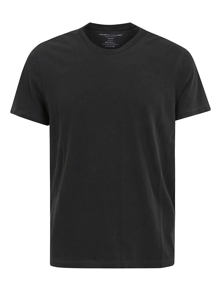 Majestic Filatures Mens Black Other Materials T-Shirt商品第1张图片规格展示