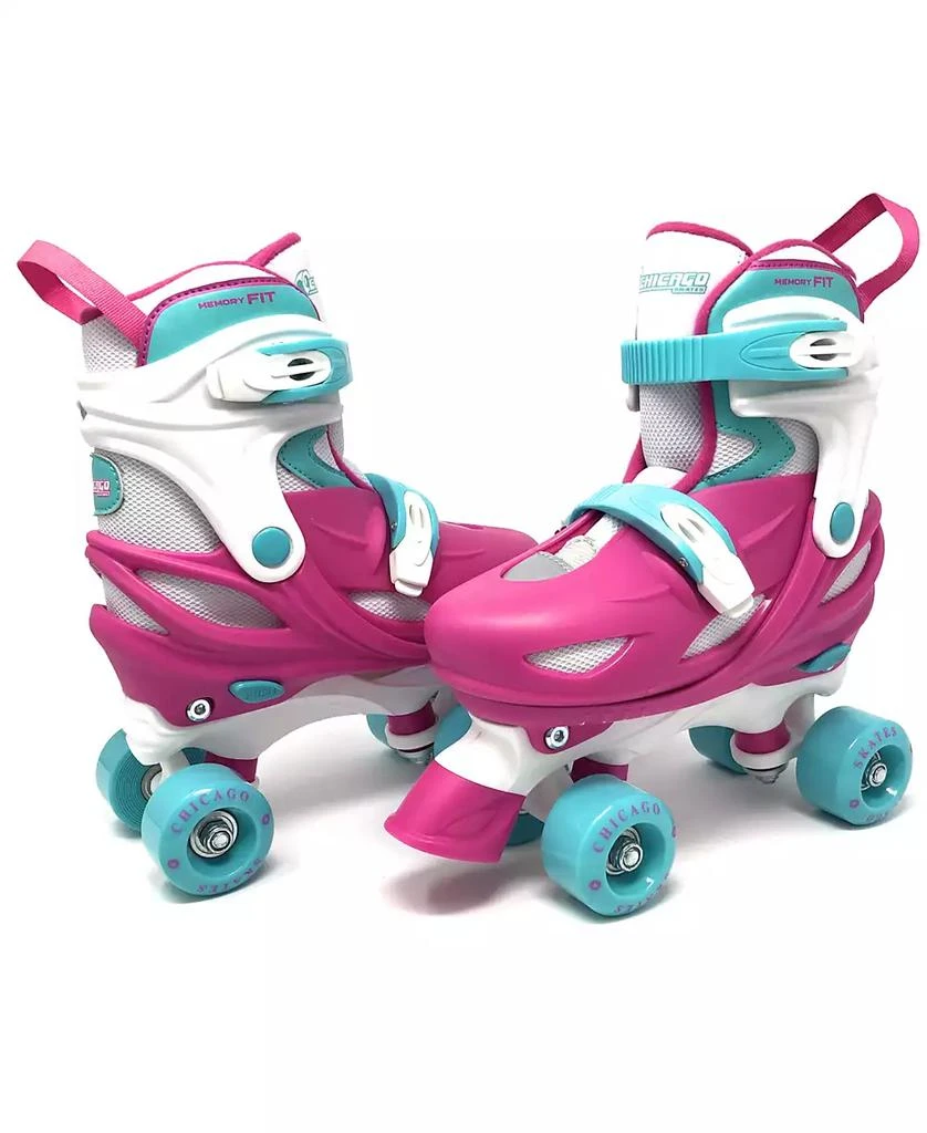 商品Chicago Skates|Chicago Girls Adjustable Quad Roller Skate - Size M (1-4),价格¥408,第5张图片详细描述
