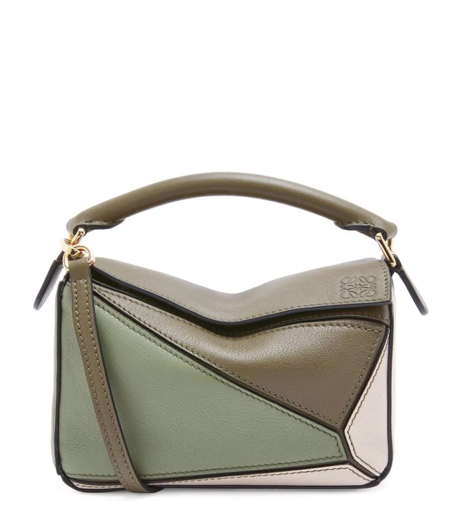 商品Loewe|Mini Leather Puzzle Top-Handle Bag,价格¥15497,第1张图片