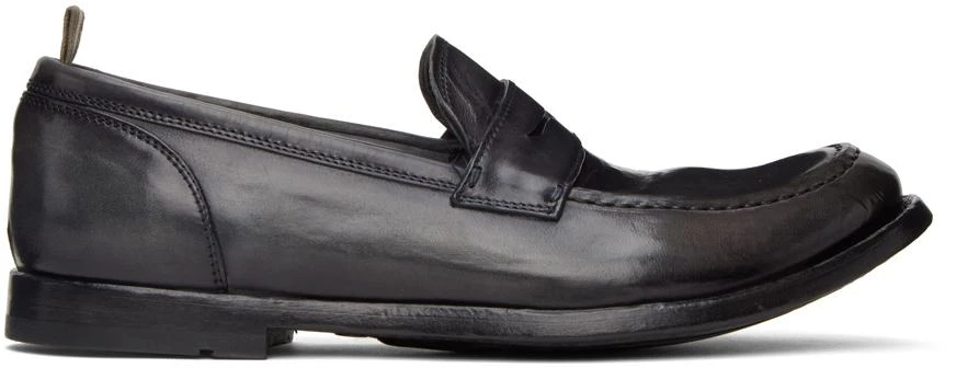 商品Officine Creative|Navy Anatomia 071 Penny Loafers,价格¥1677,第1张图片
