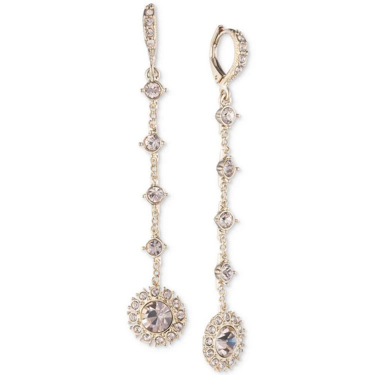 商品Givenchy|Crystal Flower Linear Drop Earrings,价格¥322,第3张图片详细描述