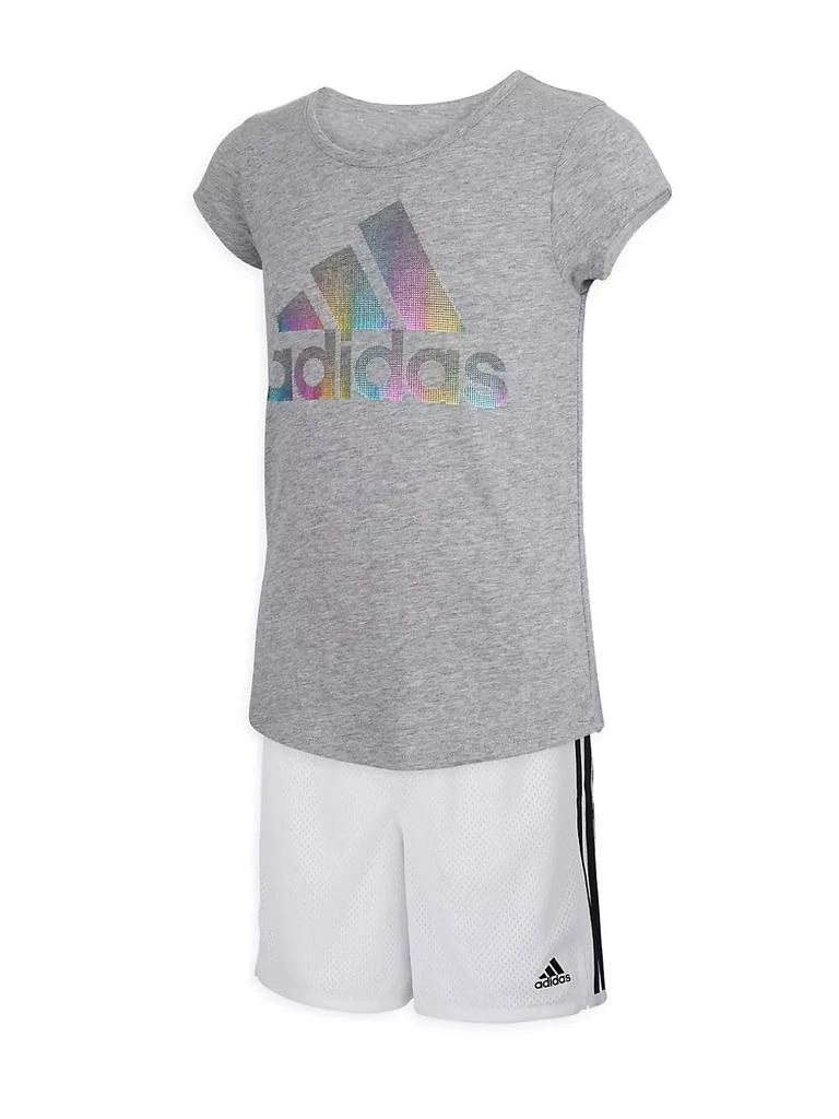 商品Adidas|Little Girl's & Girl's Ultimate Mesh Shorts,价格¥111,第2张图片详细描述