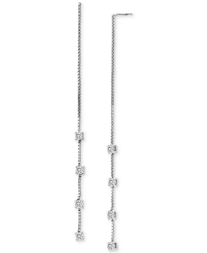 商品Giani Bernini|Cubic Zirconia Threader Earrings, Created for Macy's,价格¥171,第1张图片