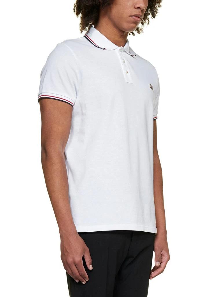商品Moncler|Moncler Logo Patch Short-Sleeved Polo Shirt,价格¥2679,第5张图片详细描述