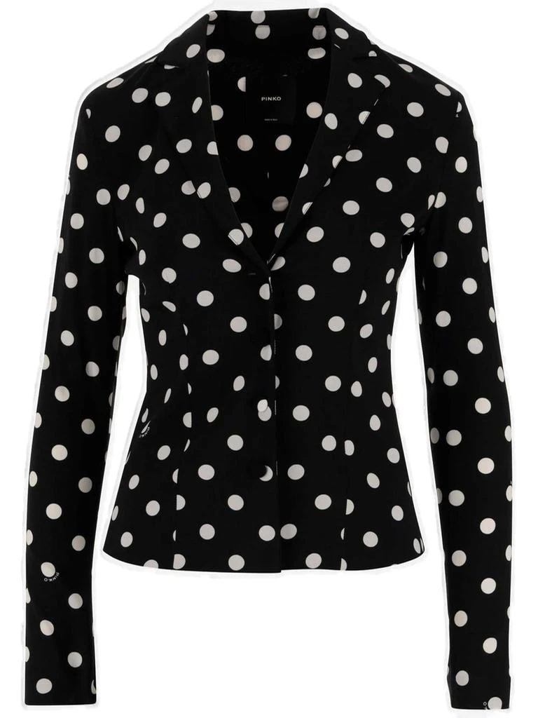 商品PINKO|Pinko Polka Dot Single-Breasted Tailored Blazer,价格¥2236,第1张图片