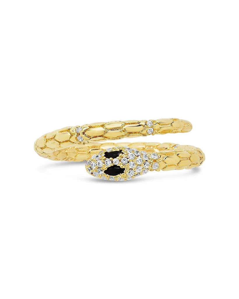 商品Sterling Forever|Open Textured Snake Ring,价格¥223,第2张图片详细描述