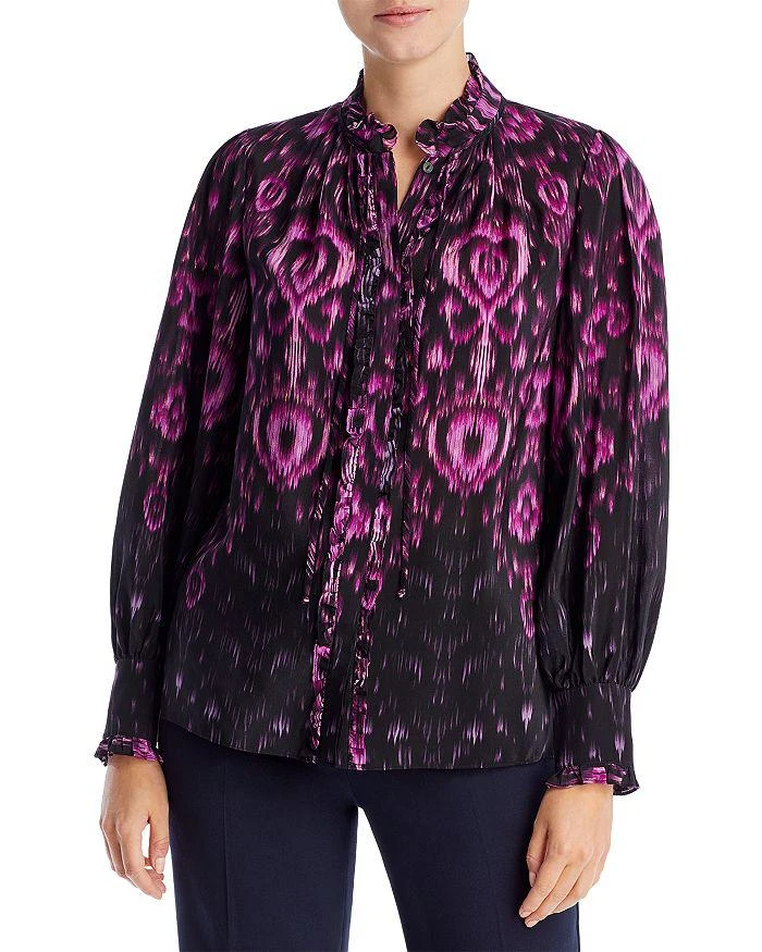 商品Kobi Halperin|Carrie Printed Silk Blouse,价格¥1794,第1张图片