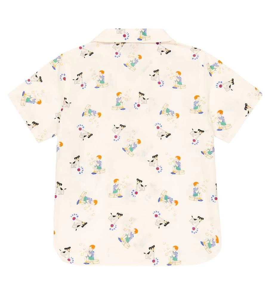 商品Gucci|Baby printed cotton shirt,价格¥3756,第2张图片详细描述