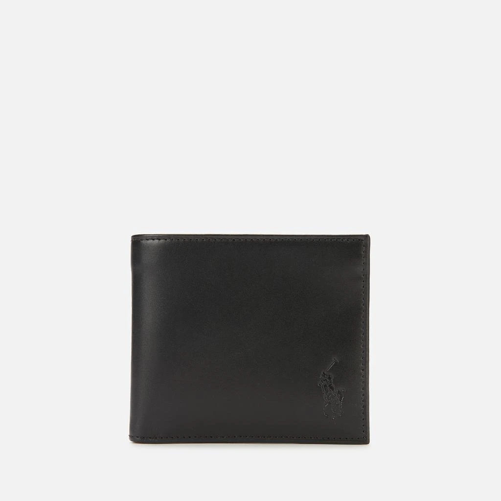 商品Ralph Lauren|Polo Ralph Lauren Men's Internal All Over Print Bifold Wallet - Black/White,价格¥752,第1张图片