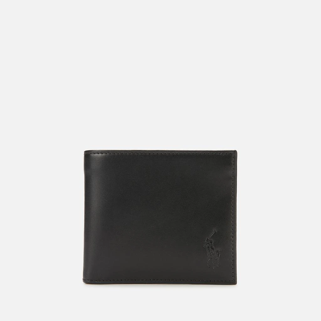 商品Ralph Lauren|Polo Ralph Lauren Men's Internal All Over Print Bifold Wallet - Black/White,价格¥603,第1张图片