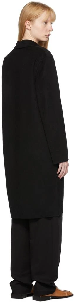 商品Acne Studios|Black Wool Single Breasted Coat,价格¥6182,第3张图片详细描述