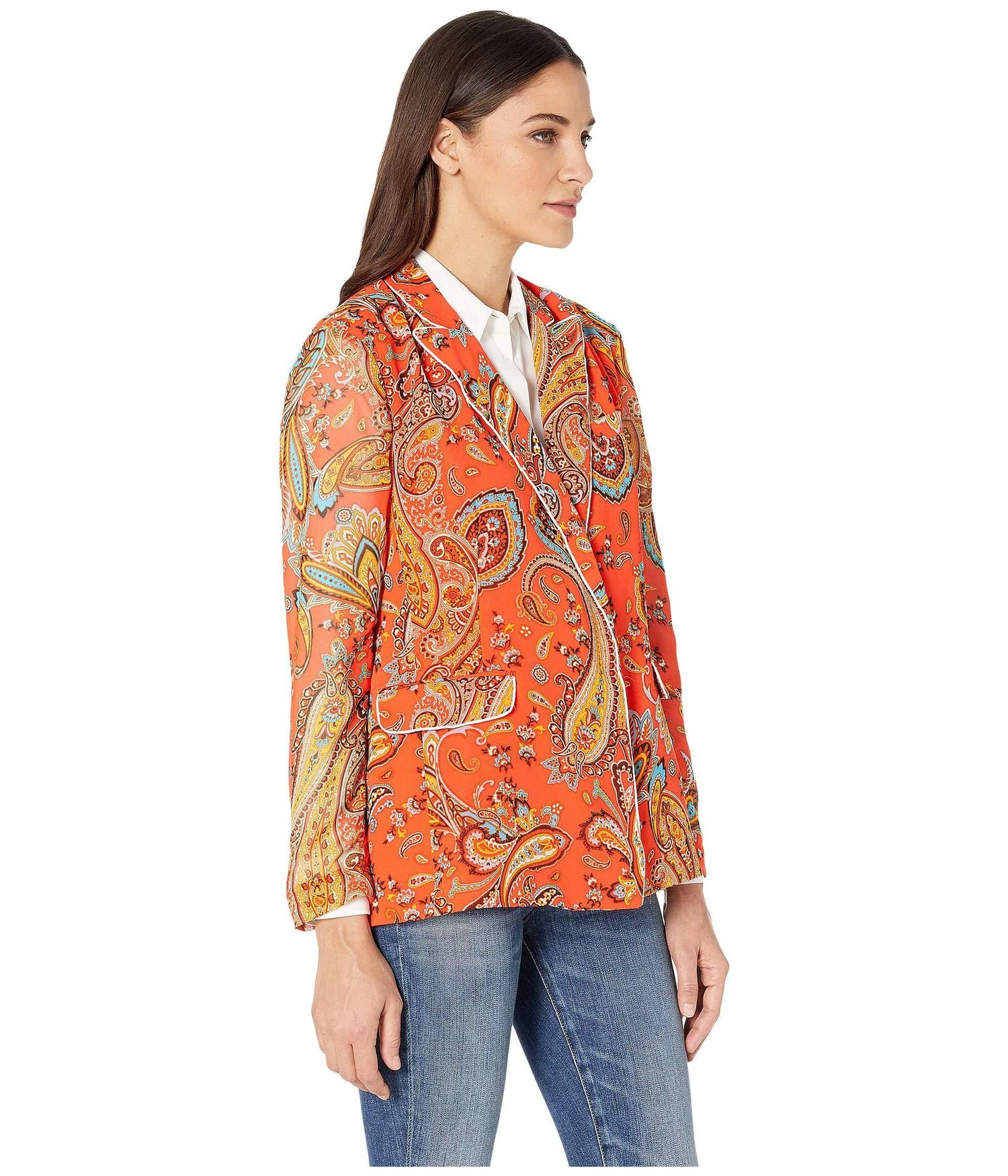 商品Juicy Couture|Rustic Paisley Blazer,价格¥169,第4张图片详细描述