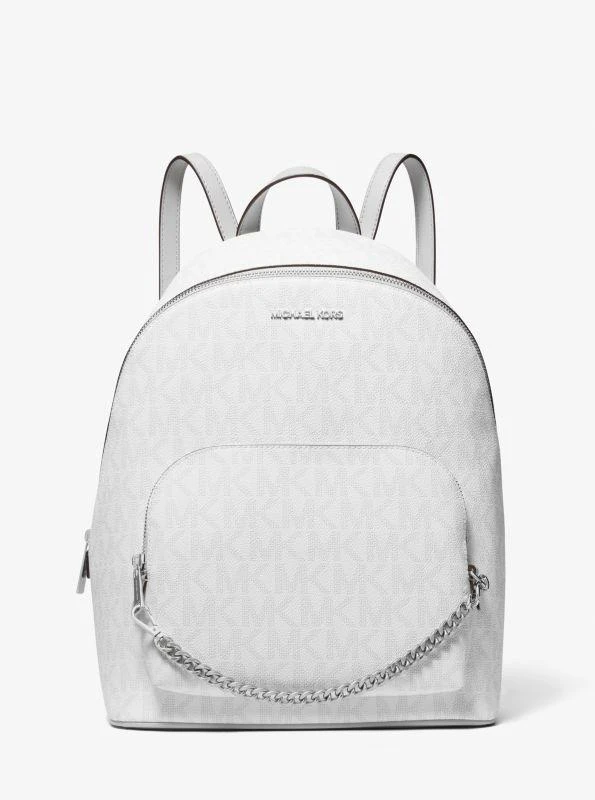 商品Michael Kors|Jet Set Medium Signature Logo Chain Backpack,价格¥744,第1张图片