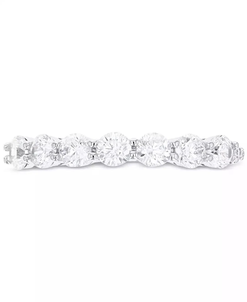 商品Macy's|Cubic Zirconia Seven Stone Band in Sterling Silver,价格¥375,第1张图片