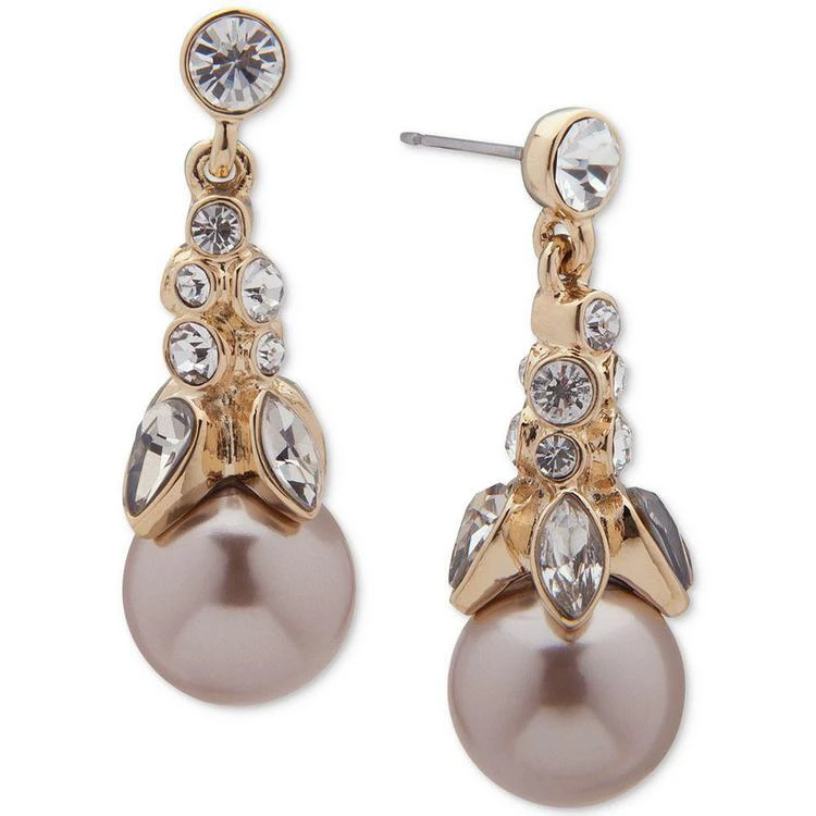 商品Givenchy|Imitation Pearl & Crystal Drop Earrings,价格¥180,第1张图片