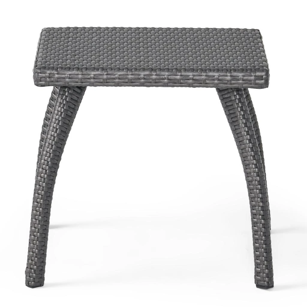 商品Streamdale Furniture|Streamdale Durable Wicker Patio Accent Table for Drinks and Treats,价格¥993,第2张图片详细描述