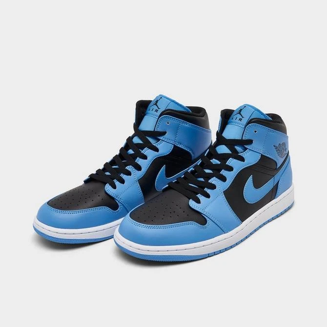 商品Jordan|Men's Air Jordan Retro 1 Mid Casual Shoes,价格¥646,第2张图片详细描述