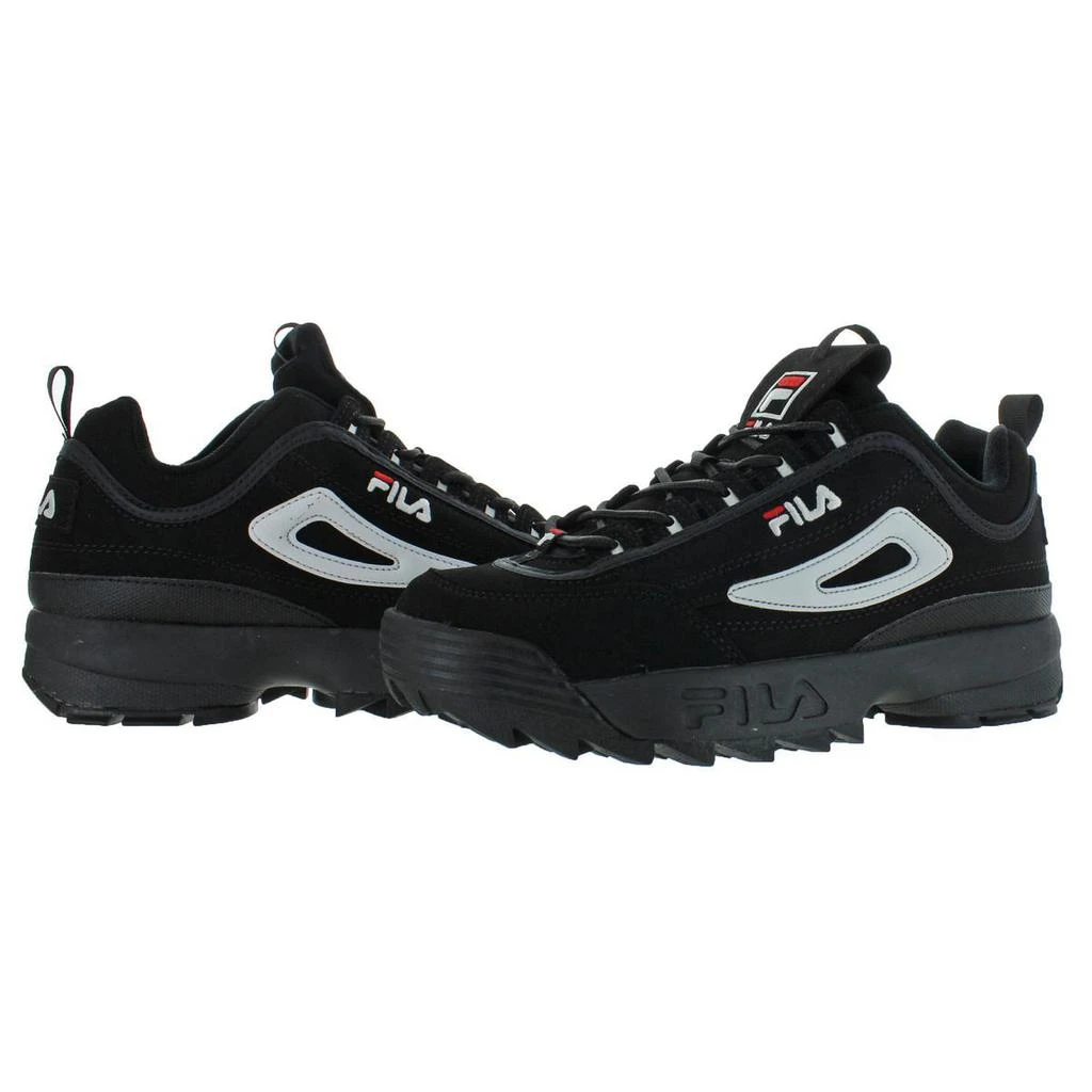 商品Fila|Fila Mens Disruptor II Faux Leather Mid Top Casual Shoes,价格¥292,第2张图片详细描述
