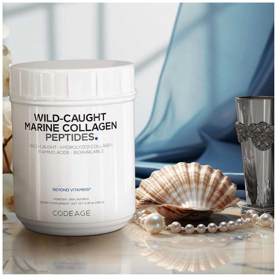商品Codeage|Wild Caught Marine Collagen Powder Unflavored,价格¥407,第5张图片详细描述